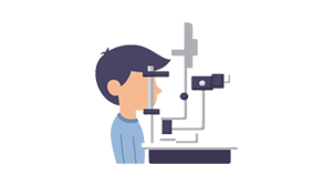 testing eye